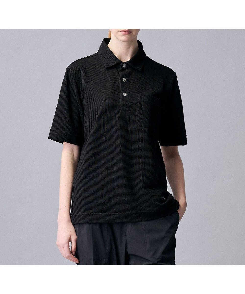 【ジョセフ アブード マウンテン/JOSEPH ABBOUD MOUNTAIN】の【ゆったり】グリットワッフル アウトドアポロ シャツ インテリア・キッズ・メンズ・レディースファッション・服の通販 founy(ファニー) ファッション Fashion レディースファッション Fashion for Women トップス・カットソー Cut & Sew Tops シャツ・ブラウス・オフィスカジュアル Elegant Blouses & Button-Ups ロングTシャツ・Tシャツ Longline T-Shirts & Tees カットソー・ベーシックTシャツ Cut-and-Sewn Tops / Stretch Tees & Basics アウトドア Outdoor Clothing 春 Spring カットソー Cut and Sewn Top 吸水 Absorbent, Quick-Dry スマート Smart, Elegant フラット Flat, Flat Shoes ポロシャツ Polo Shirt, Collared Tee リラックス Relax, Relaxed Fit ワッフル Waffle, Waffle Knit S/S・春夏 SS, Spring/Summer, Warm Season おすすめ Recommended / Our Picks 夏 Summer ブラック系|ID: prp329100004861028 ipo3291000000036006048