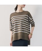 【自由区/JIYU-KU】のクレープストレッチプルオーバー ニットⅡ 人気、トレンドファッション・服の通販 founy(ファニー) ファッション Fashion レディースファッション Fashion for Women トップス・カットソー Cut & Sew Tops ニット Knit Tops & Sweaters カジュアルプルオーバー・ニットトップス Pullovers & Knit Tops / Casual Pullovers インナー Innerwear エレガント 上品 Elegant 春 Spring ジャケット Jacket, Outerwear ストレッチ Stretch, Stretchy Fabric セーター Sweater, Knitwear ドレープ Drape, Draping Fabric 定番 Standard, Basic Item 人気 Popular, Best Seller ボーダー Border, Stripe S/S・春夏 SS, Spring/Summer, Warm Season 夏 Summer thumbnail [新色]カーキ×オフボーダー|ID: prp329100004861033 ipo3291000000036006159