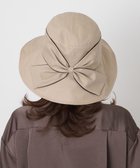 【ムーンバット/MOONBAT】の【遮光100%/遮熱/UV】HIROKO KOSHINO(ヒロコ コシノ)遮光 ビッグリボンハット 帽子 広つば ゆったりMサイズ 手洗い可能/サイズ調整可能/日本製 モカブラウン|ID: prp329100004861035 ipo3291000000036006235