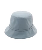 【ムーンバット/MOONBAT】の【遮光100%/遮熱/UVカット】FURLA(フルラ)小ツバ 後ろ割れ バケットハット 帽子 無地 チャーム付き 手洗い可能/サイズ調整可能 ペールスカイ|ID: prp329100004861038 ipo3291000000036006279