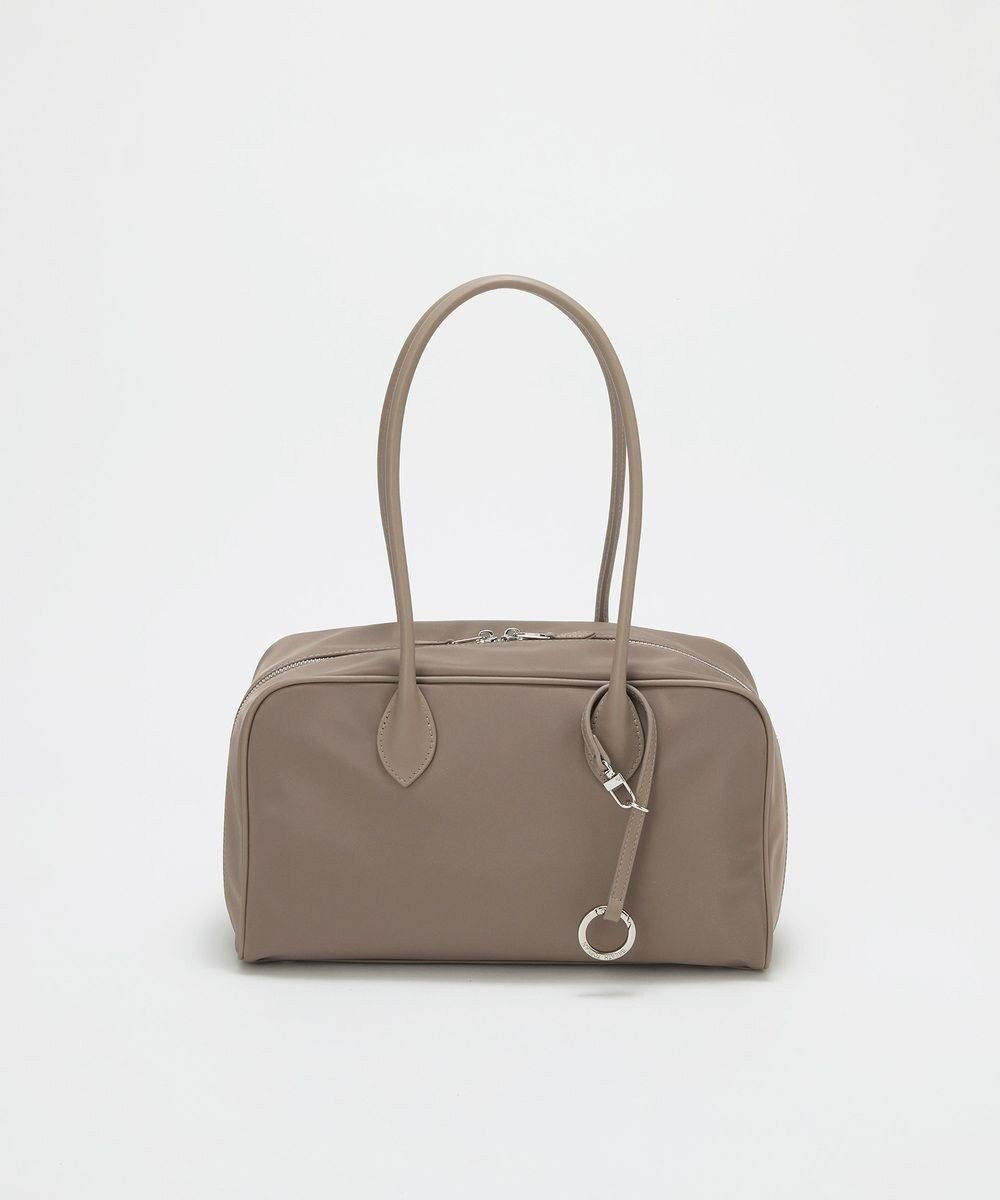 【トプカピ/TOPKAPI】の【Breath TOPKAPI】PRIM プリム ナイロン ロングハンドル ミニ ボストン トートバッグ チャーム付き インテリア・キッズ・メンズ・レディースファッション・服の通販 founy(ファニー) 　ファッション　Fashion　レディースファッション　Fashion for Women　バッグ　Bags　シンプル　Simple, Minimal　スタイリッシュ　Stylish, Fashionable　ダブル　Double, Double-Breasted　チャーム　Charm, Pendant　トレンド　Trend, Trending Now　フォルム　Silhouette, Form　ボストン　Boston　ボストンバッグ　Boston Bag, Retro Bag　ポケット　Pocket, Pocket Detail　ラップ　Wrap, Wrap Design　ロング　Long, Long-Length　グレージュ|ID: prp329100004861046 ipo3291000000036006386