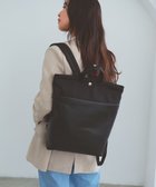 【トプカピ/TOPKAPI】の【Breath TOPKAPI】LINEA リネア レザーコンビ リュック バックパック A4 / 軽量 人気、トレンドファッション・服の通販 founy(ファニー) ファッション Fashion レディースファッション Fashion for Women バッグ Bags イタリア Italy コンビ Combo, Combination Style 軽量 Lightweight, Ultra Light スリーブ Sleeve, Long Sleeve / Short Sleeve フィット Fit, Slim Fit ポケット Pocket, Pocket Detail ラップ Wrap, Wrap Design リュック Backpack, Rucksack 旅行 Travel スーツケース キャリーケース Suitcase / Carry Case thumbnail ブラック|ID: prp329100004861047 ipo3291000000036006396