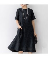 【23区/NIJYUSANKU】の【APPLAUDIR】シアーフラワージャカード ドレス 人気、トレンドファッション・服の通販 founy(ファニー) ファッション Fashion レディースファッション Fashion for Women ワンピース Dresses フォーマル・パーティードレス・結婚式用ドレス Elegant & Casual Dresses 2026年 2026 シアー Sheer, See-Through シンプル Simple, Minimal ドレス Dress, One-Piece パーティ Party, Party Style 半袖 Short Sleeve, Half Sleeve 夏 Summer 春 Spring S/S・春夏 SS, Spring/Summer, Warm Season 結婚式 Wedding |ID:prp329100004861061