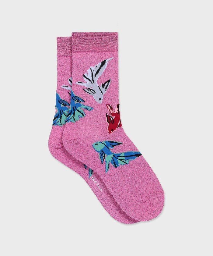 【ポール スミス/Paul Smith】のNina Fish ソックス インテリア・キッズ・メンズ・レディースファッション・服の通販 founy(ファニー) https://founy.com/ ファッション Fashion レディースファッション Fashion for Women ソックス&靴下 Socks & Hosiery レッグウェア・ストッキング Legwear & Hosiery ギフト プレゼント Gift / Present シンプル Simple, Minimal ソックス Socks, Hosiery ワーク Workwear, Utility Style エレガント 上品 Elegant |ID: prp329100004861073 ipo3291000000036006804