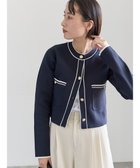 【テチチ/Te chichi】のミラノリブ配色ラインカーディガン 人気、トレンドファッション・服の通販 founy(ファニー) ファッション Fashion レディースファッション Fashion for Women トップス・カットソー Cut & Sew Tops ニット Knit Tops & Sweaters カーディガン・羽織り Layered Style Cardigans カーディガン Cardigan, Knitwear セーター Sweater, Knitwear フロント Front, Front Design ミラノリブ Milano Rib, Milano Stitch 夏 Summer S/S・春夏 SS, Spring/Summer, Warm Season A/W・秋冬 Autumn/Winter thumbnail ネイビー|ID: prp329100004861099 ipo3291000000036007229