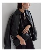 【テチチ/Te chichi】のフェイクレザークロップドブルゾン ブラック|ID: prp329100004861103 ipo3291000000036007295