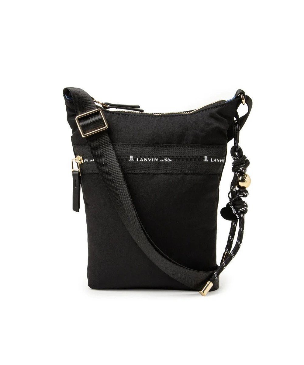 【ランバン オン ブルー/LANVIN en Bleu】のトゥリズム ミニショルダーバッグ インテリア・キッズ・メンズ・レディースファッション・服の通販 founy(ファニー) 　ファッション　Fashion　レディースファッション　Fashion for Women　バッグ　Bags　コンパクト　Compact, Small Size　スマート　Smart, Elegant　プリント　Print, Printed Pattern　ポケット　Pocket, Pocket Detail　エレガント 上品　Elegant　旅行　Travel　財布　Wallet, Purse　ブラック|ID: prp329100004861108 ipo3291000000036007351