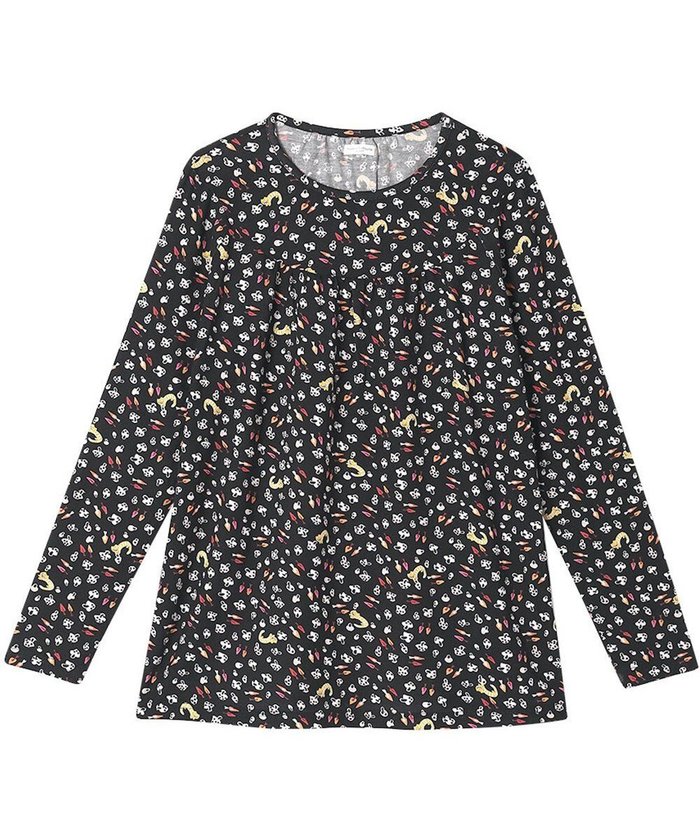 【ツモリチサト スリープ/tsumori chisato SLEEP】のツモリチサト トップス ベア天竺素材(本体) 長袖 ルームウェア レディース UTX551/ワコール インテリア・キッズ・メンズ・レディースファッション・服の通販 founy(ファニー) https://founy.com/ ファッション Fashion レディースファッション Fashion for Women トップス・カットソー Cut & Sew Tops ストレッチ Stretch, Stretchy Fabric パジャマ Pajamas, Sleepwear 長袖 Long Sleeve, Full Sleeve |ID: prp329100004861131 ipo3291000000036008178