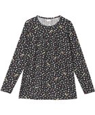 【ツモリチサト スリープ/tsumori chisato SLEEP】のツモリチサト トップス ベア天竺素材(本体) 長袖 ルームウェア レディース UTX551/ワコール 人気、トレンドファッション・服の通販 founy(ファニー) ファッション Fashion レディースファッション Fashion for Women トップス・カットソー Cut & Sew Tops ストレッチ Stretch, Stretchy Fabric パジャマ Pajamas, Sleepwear 長袖 Long Sleeve, Full Sleeve thumbnail ブラック|ID: prp329100004861131 ipo3291000000036008181