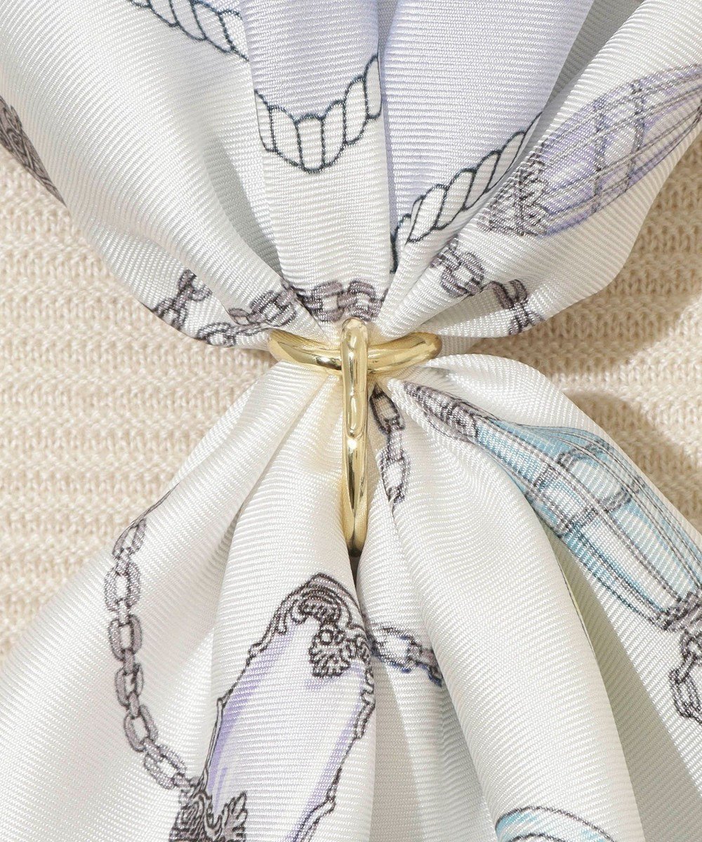 【ムーンバット/MOONBAT】のLuna Luce(ルナルーチェ)スカーフリング バックルモチーフ お手持ちのスカーフを通すだけ ギフト インテリア・キッズ・メンズ・レディースファッション・服の通販 founy(ファニー) 　ファッション　Fashion　レディースファッション　Fashion for Women　バッグ　Bags　おすすめ　Recommended / Our Picks　アクセサリー　Fashion Accessories　ギフト プレゼント　Gift / Present　スカーフ　Scarf, Neckwear　モチーフ　Motif, Design Theme　エレガント 上品　Elegant　ゴールド|ID: prp329100004861359 ipo3291000000036029156