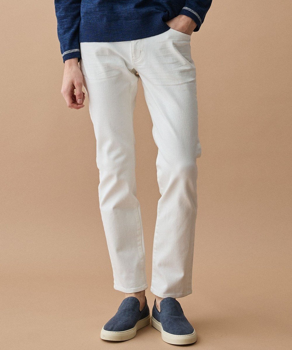 【ジョセフ アブード/JOSEPH ABBOUD / MEN】の【2WAYストレッチ/JAPANファブリック】2WAYストレッチデニム 26SSモデル インテリア・キッズ・メンズ・レディースファッション・服の通販 founy(ファニー) ファッション Fashion メンズファッション Fashion for Men ボトムス Bottoms デニムパンツ・ジーンズ Denim Pants シンプル Simple, Minimal ジャケット Jacket, Outerwear ストレッチ Stretch, Stretchy Fabric スニーカー Sneakers, Trainers スリム Slim, Slim Fit デニム Denim, Jeans Material ファブリック Fabric, Textile フィット Fit, Slim Fit A/W・秋冬 Autumn/Winter S/S・春夏 SS, Spring/Summer, Warm Season おすすめ Recommended / Our Picks 夏 Summer エレガント 上品 Elegant 2026年 2026 ホワイト系|ID: prp329100004861380 ipo3291000000036029573