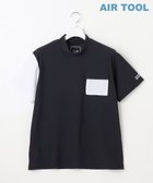 【23区 ゴルフ/23区GOLF / MEN】の【MEN】AIR TOOLライト モックネック 人気、トレンドファッション・服の通販 founy(ファニー) ファッション Fashion メンズファッション Fashion for Men トップス・カットソー Cut & Sew Tops 春 Spring 軽量 Lightweight, Ultra Light スウェット / スエット Sweatshirt, Sweatwear ストレッチ Stretch, Stretchy Fabric ブロック Block, Solid Block Pattern ポケット Pocket, Pocket Detail メッシュ Mesh, Net Fabric モックネック Mock Neck, Short Turtleneck S/S・春夏 SS, Spring/Summer, Warm Season 夏 Summer エレガント 上品 Elegant thumbnail ブラック系|ID: prp329100004861392 ipo3291000000036029758
