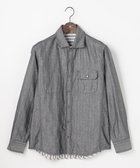 【ジョセフ アブード/JOSEPH ABBOUD / MEN】の【2WAY】 リバーシブルシャツ 人気、トレンドファッション・服の通販 founy(ファニー) ファッション Fashion メンズファッション Fashion for Men トップス・カットソー Cut & Sew Tops メンズシャツ Shirts 春 Spring カットソー Cut and Sewn Top シャンブレー Chambray, Denim-Like Fabric ストライプ Stripe, Striped Pattern ドット Polka Dot, Dot Pattern 定番 Standard, Basic Item 無地 Plain, Solid Color リバーシブル Reversible, Two-Sided ワイヤー Wire, Wired Bra S/S・春夏 SS, Spring/Summer, Warm Season おすすめ Recommended / Our Picks 夏 Summer thumbnail グレー系|ID: prp329100004861400 ipo3291000000036029961