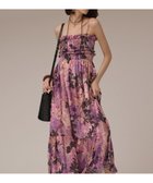 【グレース コンチネンタル/GRACE CONTINENTAL】のタイダイリーフプリントワンピース 人気、トレンドファッション・服の通販 founy(ファニー) ファッション Fashion レディースファッション Fashion for Women ワンピース Dresses サマー Summer, Summer Style シフォン Chiffon, Lightweight Fabric シャーリング Shirring, Ruched フリル Frill, Ruffle リゾート Resort, Vacation Style ロング Long, Long-Length 夏 Summer 春 Spring S/S・春夏 SS, Spring/Summer, Warm Season thumbnail ラベンダー|ID: prp329100004861406 ipo3291000000036030073