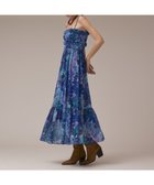 【グレース コンチネンタル/GRACE CONTINENTAL】のタイダイリーフプリントワンピース 人気、トレンドファッション・服の通販 founy(ファニー) ファッション Fashion レディースファッション Fashion for Women ワンピース Dresses サマー Summer, Summer Style シフォン Chiffon, Lightweight Fabric シャーリング Shirring, Ruched フリル Frill, Ruffle リゾート Resort, Vacation Style ロング Long, Long-Length 夏 Summer 春 Spring S/S・春夏 SS, Spring/Summer, Warm Season thumbnail ブルー|ID: prp329100004861406 ipo3291000000036030075