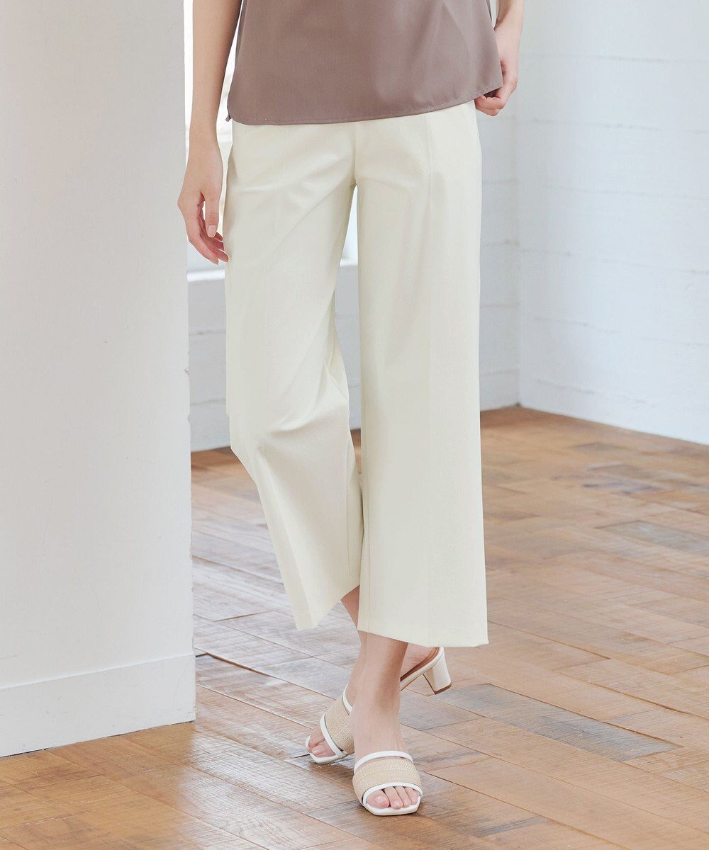 【ティアクラッセ/Tiaclasse】の【日本製・洗える・接触冷感・吸水速乾・UVカット】サーラドライ・ワイドパンツ インテリア・キッズ・メンズ・レディースファッション・服の通販 founy(ファニー) ファッション Fashion レディースファッション Fashion for Women パンツ Pants & Trousers アクセサリー Fashion Accessories 春 Spring 洗える Machine Washable カーディガン Cardigan, Knitwear 吸水 Absorbent, Quick-Dry ストレッチ Stretch, Stretchy Fabric センター Center, Center Line チュニック Tunic, Long Top プリーツ Pleats, Pleated ポケット Pocket, Pocket Detail 楽ちん Easy Fit, Comfortable ワイド Wide, Wide Fit S/S・春夏 SS, Spring/Summer, Warm Season 再入荷 Restock / Back in Stock おすすめ Recommended / Our Picks 日本製 Made In Japan 夏 Summer 新作・新入荷 New Arrivals / New In ビジネス 仕事 通勤 Business / Work / Commuting オフホワイト|ID: prp329100004861416 ipo3291000000036030223