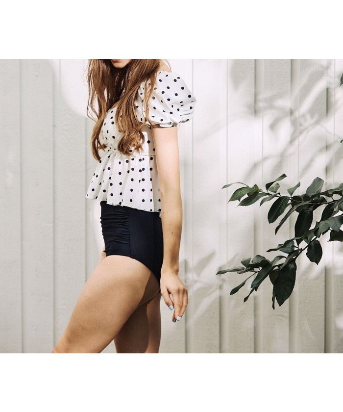 【三愛水着楽園/San-ai Resort】のパフスリーブノンワイヤービキニ 9M 【San-ai Resort(サンアイリゾート)】 インテリア・キッズ・メンズ・レディースファッション・服の通販 founy(ファニー) https://founy.com/ ファッション Fashion レディースファッション Fashion for Women 水着 Swimwear レディース水着・ビーチウェア Swimwear & Beachwear アンダー Underwear Essentials ドット Polka Dot, Dot Pattern プリント Print, Printed Pattern ポケット Pocket, Pocket Detail ラップ Wrap, Wrap Design ワイヤー Wire, Wired Bra 夏 Summer S/S・春夏 SS, Spring/Summer, Warm Season 水着 Swimsuit, Swimwear A/W・秋冬 Autumn/Winter |ID: prp329100004861419 ipo3291000000036030332