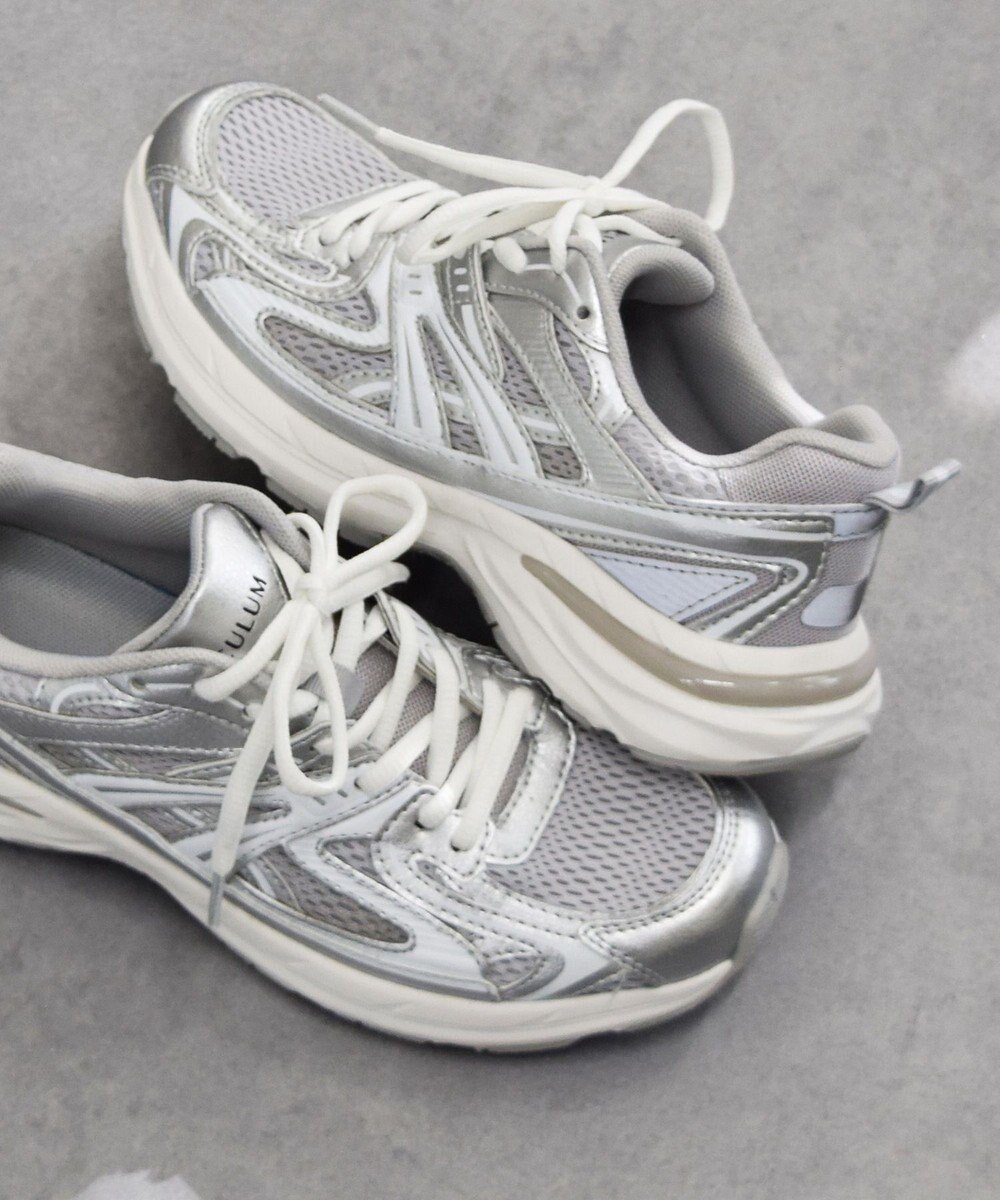 【ブリジット バーキン/Bridget Birkin】の【VINCULUM】レースアップダッドスニーカー インテリア・キッズ・メンズ・レディースファッション・服の通販 founy(ファニー) ファッション Fashion レディースファッション Fashion for Women 軽量 Lightweight, Ultra Light シンプル Simple, Minimal スニーカー Sneakers, Trainers レース Lace, Lace Fabric シルバー|ID: prp329100004861426 ipo3291000000036030489