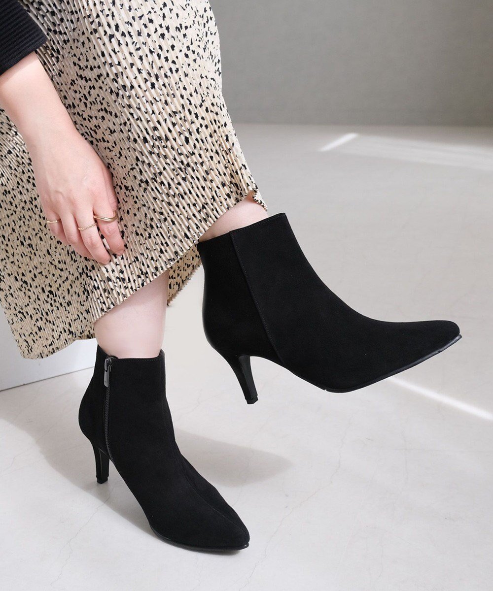 【ポインター/Pointer】の日本製 本革ポインテッドトゥブーツ インテリア・キッズ・メンズ・レディースファッション・服の通販 founy(ファニー) 　ファッション　Fashion　レディースファッション　Fashion for Women　インソール　Shoe Insole　シンプル　Simple, Minimal　日本製　Made In Japan　A/W・秋冬　Autumn/Winter　ブラック|ID: prp329100004861428 ipo3291000000036030538