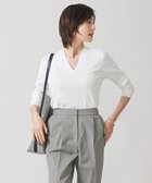 【アイシービー/iCB】の【WEB限定カラーあり・洗える】 シンセティックフルニードル Vネックプルオーバー 人気、トレンドファッション・服の通販 founy(ファニー) ファッション Fashion レディースファッション Fashion for Women トップス・カットソー Cut & Sew Tops ニット Knit Tops & Sweaters カジュアルプルオーバー・ニットトップス Pullovers & Knit Tops / Casual Pullovers Vネックトップス V-Neck Tops / V-Cut Neckline Shirts インナー Innerwear 春 Spring 洗える Machine Washable カーディガン Cardigan, Knitwear 抗菌 Antibacterial, Bacteria-Resistant シンプル Simple, Minimal ジャケット Jacket, Outerwear ストレッチ Stretch, Stretchy Fabric セーター Sweater, Knitwear S/S・春夏 SS, Spring/Summer, Warm Season おすすめ Recommended / Our Picks 夏 Summer 2024年 2024 2024春夏・S/S Spring/Summer 2024 SS24 エレガント 上品 Elegant thumbnail オフホワイト系|ID: prp329100004861432 ipo3291000000036030679