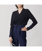 【アイシービー/iCB】の【WEB限定カラーあり・洗える】 シンセティックフルニードル Vネックプルオーバー 人気、トレンドファッション・服の通販 founy(ファニー) ファッション Fashion レディースファッション Fashion for Women トップス・カットソー Cut & Sew Tops ニット Knit Tops & Sweaters カジュアルプルオーバー・ニットトップス Pullovers & Knit Tops / Casual Pullovers Vネックトップス V-Neck Tops / V-Cut Neckline Shirts インナー Innerwear 春 Spring 洗える Machine Washable カーディガン Cardigan, Knitwear 抗菌 Antibacterial, Bacteria-Resistant シンプル Simple, Minimal ジャケット Jacket, Outerwear ストレッチ Stretch, Stretchy Fabric セーター Sweater, Knitwear S/S・春夏 SS, Spring/Summer, Warm Season おすすめ Recommended / Our Picks 夏 Summer 2024年 2024 2024春夏・S/S Spring/Summer 2024 SS24 エレガント 上品 Elegant thumbnail ブラック×ネイビー系|ID: prp329100004861432 ipo3291000000036030689