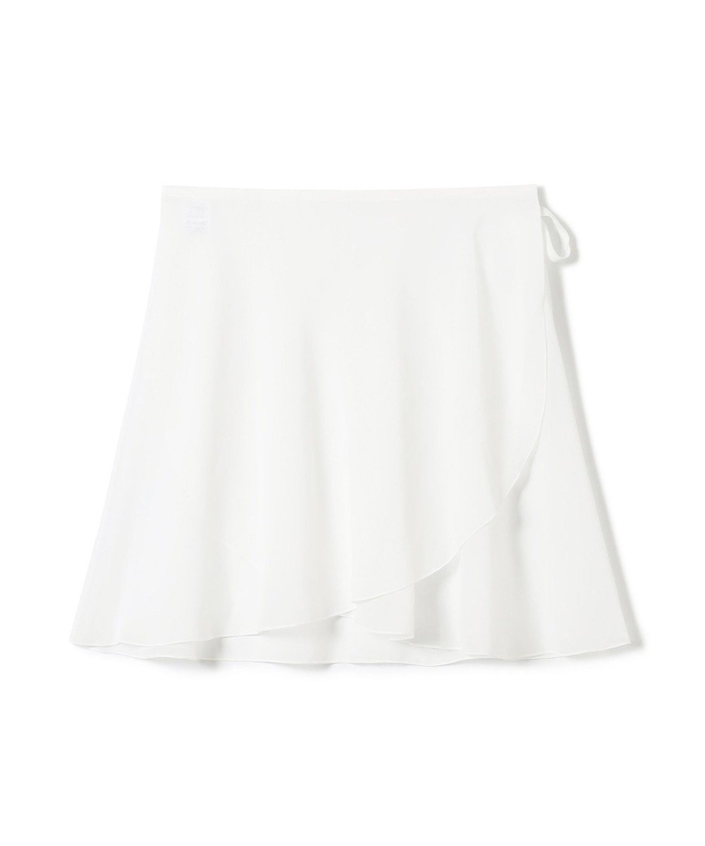 【チャコット/Chacott】の巻きスカート インテリア・キッズ・メンズ・レディースファッション・服の通販 founy(ファニー) 　ファッション　Fashion　レディースファッション　Fashion for Women　スカート　Skirts　シフォン　Chiffon, Lightweight Fabric　シンプル　Simple, Minimal　オフホワイト|ID: prp329100004861437 ipo3291000000036030801