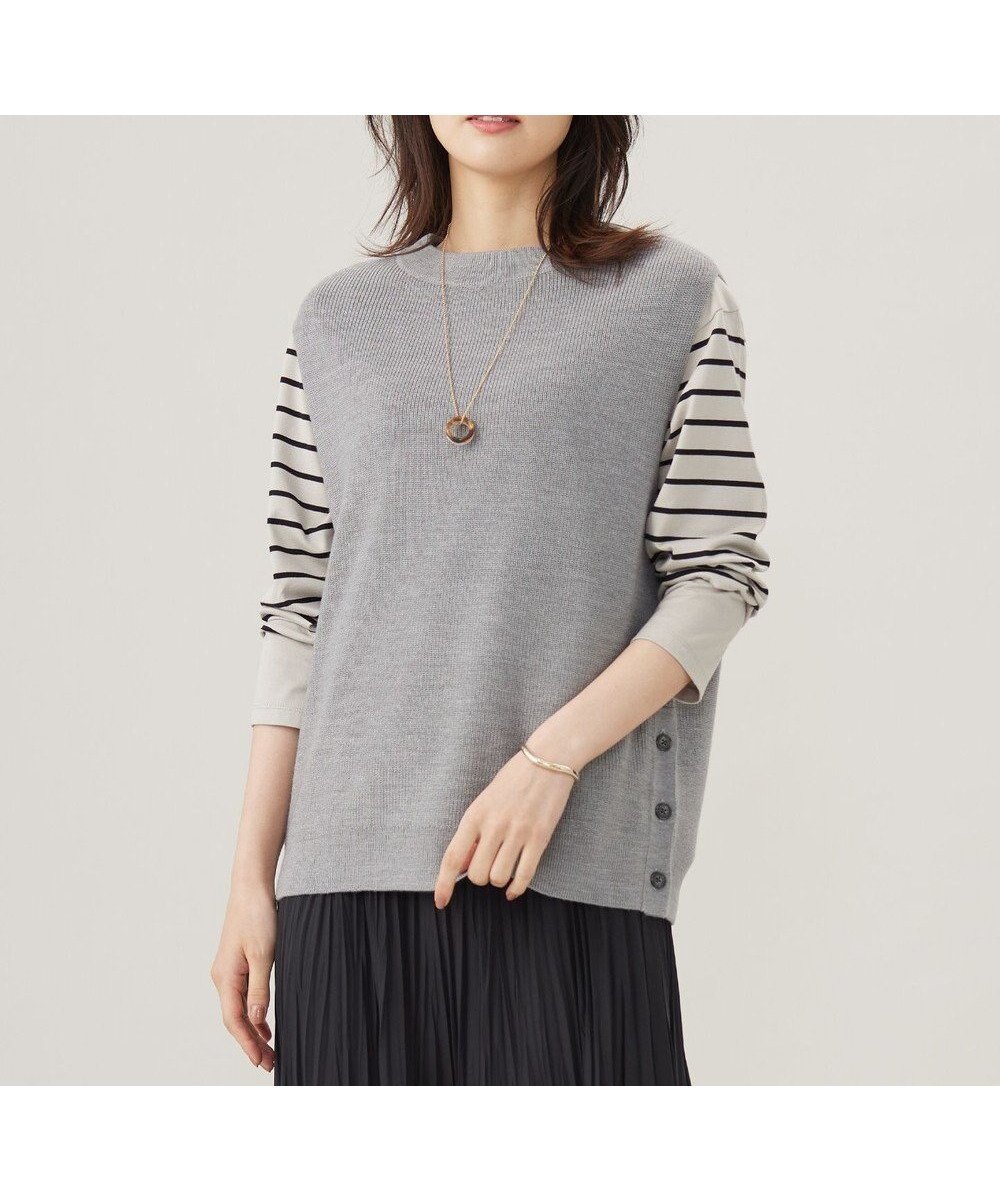【ジェイ プレス/J.PRESS】の【洗える】DRALON MERINO ニット ベスト インテリア・キッズ・メンズ・レディースファッション・服の通販 founy(ファニー) 　ファッション　Fashion　レディースファッション　Fashion for Women　アウター　Coat / Outerwear Collection　トップス・カットソー　Cut & Sew Tops　ニット　Knit Tops & Sweaters　ベスト&ジレ / 重ね着スタイル　Vests & Gilets　アクリル　Acrylic Material　イタリア　Italy　インナー　Innerwear　洗える　Machine Washable　畦　Ribbed Knit　シンプル　Simple, Minimal　タートルネック　Turtleneck, High Neck　ベスト　Vest, Waistcoat　ベーシック　Basic, Essential　A/W・秋冬　Autumn/Winter　エレガント 上品　Elegant　グレー系|ID: prp329100004861441 ipo3291000000036030884