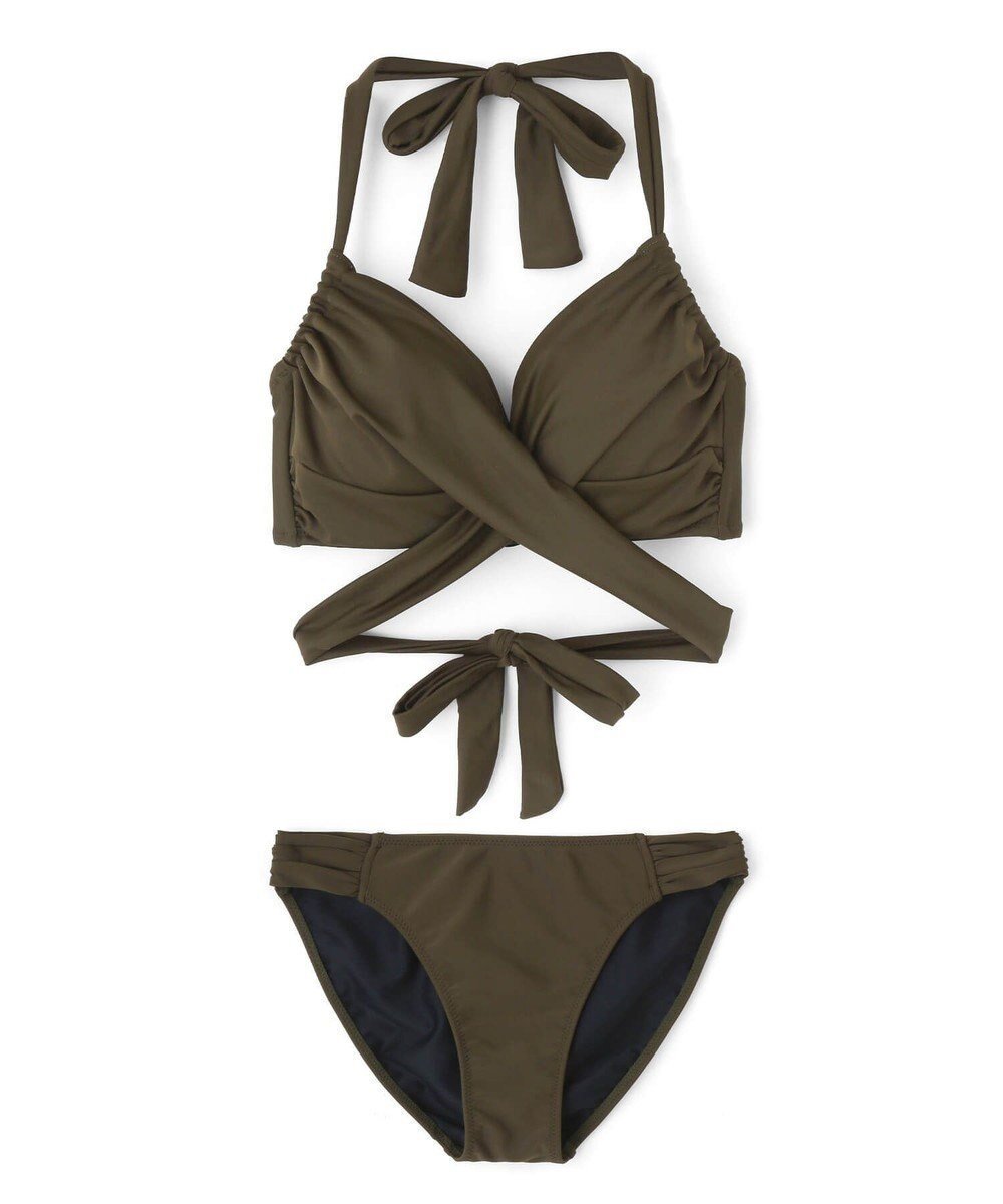 【三愛水着楽園/San-ai Resort】の【SALE】ワコール定番商品カップ使用 GHIカップの大きなお胸に対応 【グラマラスフィット】 ワイヤーブラ 9D-M 【San-ai Resort(サンアイリゾート)】 インテリア・キッズ・メンズ・レディースファッション・服の通販 founy(ファニー) ファッション Fashion レディースファッション Fashion for Women 水着 Swimwear レディース水着・ビーチウェア Swimwear & Beachwear ギャザー Gathered, Ruffled ショーツ Shorts, Short Pants シンプル Simple, Minimal フィット Fit, Slim Fit リボン Ribbon, Bow ワイヤー Wire, Wired Bra 夏 Summer 定番 Standard, Basic Item S/S・春夏 SS, Spring/Summer, Warm Season 水着 Swimsuit, Swimwear A/W・秋冬 Autumn/Winter カーキ|ID: prp329100004861456 ipo3291000000036031318