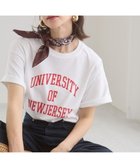 【ウィゴー/WEGO】の【ANGIE VINTAGE】カレッジロゴプリントTee 人気、トレンドファッション・服の通販 founy(ファニー) ファッション Fashion レディースファッション Fashion for Women トップス・カットソー Cut & Sew Tops シャツ・ブラウス・オフィスカジュアル Elegant Blouses & Button-Ups ロングTシャツ・Tシャツ Longline T-Shirts & Tees カットソー・ベーシックTシャツ Cut-and-Sewn Tops / Stretch Tees & Basics 春 Spring カットソー Cut and Sewn Top ショルダー Shoulder, Shoulder Strap シンプル Simple, Minimal トレンド Trend, Trending Now ドロップ Drop Shoulder, Dropped Style プリント Print, Printed Pattern S/S・春夏 SS, Spring/Summer, Warm Season 夏 Summer thumbnail ホワイトその他|ID: prp329100004861460 ipo3291000000036031542