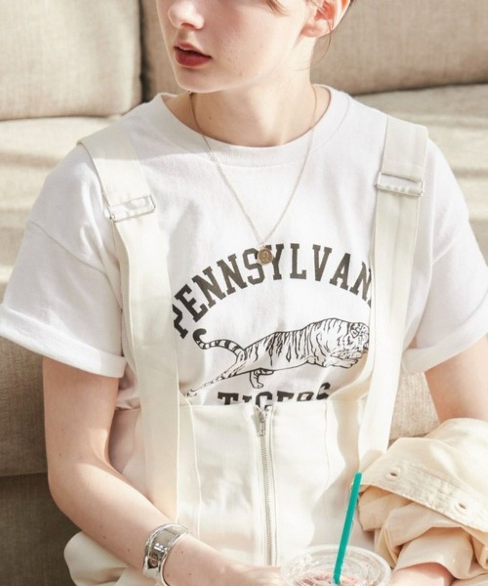 【ウィゴー/WEGO】の【ANGIE VINTAGE】カレッジロゴプリントTee インテリア・キッズ・メンズ・レディースファッション・服の通販 founy(ファニー) ファッション Fashion レディースファッション Fashion for Women トップス・カットソー Cut & Sew Tops シャツ・ブラウス・オフィスカジュアル Elegant Blouses & Button-Ups ロングTシャツ・Tシャツ Longline T-Shirts & Tees カットソー・ベーシックTシャツ Cut-and-Sewn Tops / Stretch Tees & Basics 春 Spring カットソー Cut and Sewn Top ショルダー Shoulder, Shoulder Strap シンプル Simple, Minimal トレンド Trend, Trending Now ドロップ Drop Shoulder, Dropped Style プリント Print, Printed Pattern S/S・春夏 SS, Spring/Summer, Warm Season 夏 Summer 柄11|ID: prp329100004861460 ipo3291000000036031576