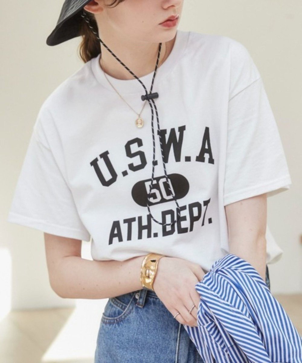 【ウィゴー/WEGO】の【ANGIE VINTAGE】カレッジロゴプリントTee インテリア・キッズ・メンズ・レディースファッション・服の通販 founy(ファニー) ファッション Fashion レディースファッション Fashion for Women トップス・カットソー Cut & Sew Tops シャツ・ブラウス・オフィスカジュアル Elegant Blouses & Button-Ups ロングTシャツ・Tシャツ Longline T-Shirts & Tees カットソー・ベーシックTシャツ Cut-and-Sewn Tops / Stretch Tees & Basics 春 Spring カットソー Cut and Sewn Top ショルダー Shoulder, Shoulder Strap シンプル Simple, Minimal トレンド Trend, Trending Now ドロップ Drop Shoulder, Dropped Style プリント Print, Printed Pattern S/S・春夏 SS, Spring/Summer, Warm Season 夏 Summer 柄12|ID: prp329100004861460 ipo3291000000036031578