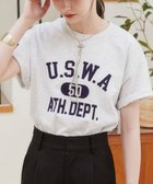 【ウィゴー/WEGO】の【ANGIE VINTAGE】カレッジロゴプリントTee 人気、トレンドファッション・服の通販 founy(ファニー) ファッション Fashion レディースファッション Fashion for Women トップス・カットソー Cut & Sew Tops シャツ・ブラウス・オフィスカジュアル Elegant Blouses & Button-Ups ロングTシャツ・Tシャツ Longline T-Shirts & Tees カットソー・ベーシックTシャツ Cut-and-Sewn Tops / Stretch Tees & Basics 春 Spring カットソー Cut and Sewn Top ショルダー Shoulder, Shoulder Strap シンプル Simple, Minimal トレンド Trend, Trending Now ドロップ Drop Shoulder, Dropped Style プリント Print, Printed Pattern S/S・春夏 SS, Spring/Summer, Warm Season 夏 Summer thumbnail 柄14|ID: prp329100004861460 ipo3291000000036031584