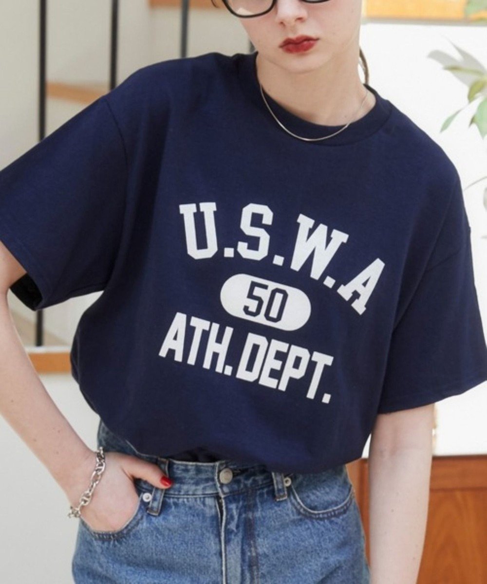 【ウィゴー/WEGO】の【ANGIE VINTAGE】カレッジロゴプリントTee インテリア・キッズ・メンズ・レディースファッション・服の通販 founy(ファニー) ファッション Fashion レディースファッション Fashion for Women トップス・カットソー Cut & Sew Tops シャツ・ブラウス・オフィスカジュアル Elegant Blouses & Button-Ups ロングTシャツ・Tシャツ Longline T-Shirts & Tees カットソー・ベーシックTシャツ Cut-and-Sewn Tops / Stretch Tees & Basics 春 Spring カットソー Cut and Sewn Top ショルダー Shoulder, Shoulder Strap シンプル Simple, Minimal トレンド Trend, Trending Now ドロップ Drop Shoulder, Dropped Style プリント Print, Printed Pattern S/S・春夏 SS, Spring/Summer, Warm Season 夏 Summer 柄15|ID: prp329100004861460 ipo3291000000036031587