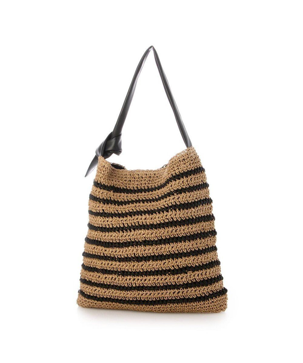 【アンビリオン/UNBILLION】のカシュカシュ cachecache / 柄ボーダークロッシェトート インテリア・キッズ・メンズ・レディースファッション・服の通販 founy(ファニー) ファッション Fashion レディースファッション Fashion for Women バッグ Bags カラフル Colorful Design ショルダー Shoulder, Shoulder Strap ハンド Hand, Handmade ボーダー Border, Stripe ミックス Mix, Mixed Style モチーフ Motif, Design Theme リボン Ribbon, Bow 再入荷 Restock / Back in Stock ブラック|ID: prp329100004861462 ipo3291000000036031705