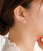 【フィービィー/phoebe】の〈シリーズ累計販売10000点突破!〉2wayフラワリービジューピアス イヤリング ゴールド 人気、トレンドファッション・服の通販 founy(ファニー) ファッション Fashion レディースファッション Fashion for Women ジュエリー Jewelry ファッションリング Fashion Rings イヤリング・フープ・ドロップタイプ Hoop, Drop & Clip Earrings おすすめ Recommended / Our Picks アクセサリー Fashion Accessories イヤリング Earrings チェーン Chain, Chain Strap ビジュー Bijou, Jewel-like Accent モチーフ Motif, Design Theme リーフ Leaf, Botanical Leaf ローズ Rose, Rose Motif thumbnail ゴールド|ID: prp329100004861463 ipo3291000000036031719