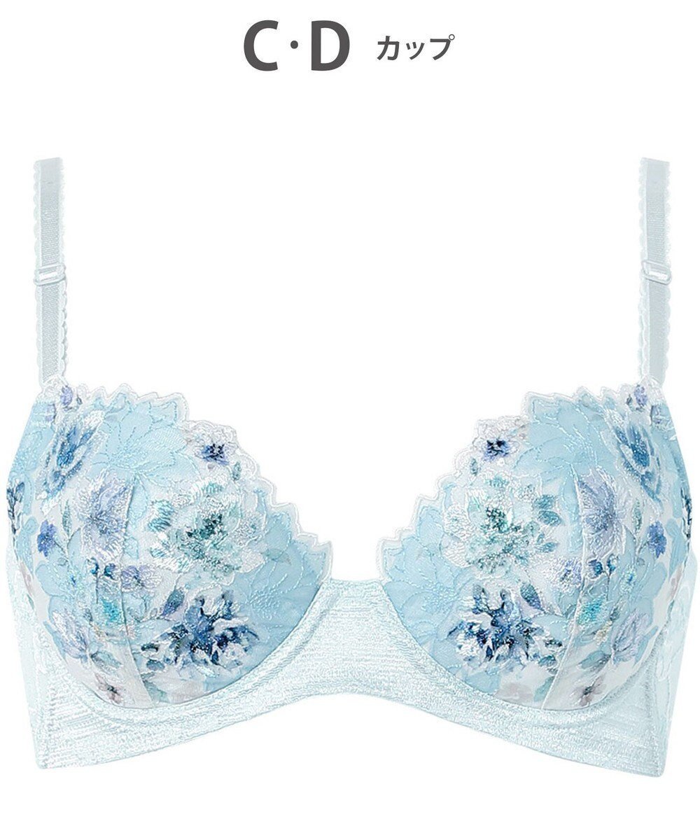 【ウィング/Wing】のブラジャー 背中の段差をスムージング 脇高設計 胸ふっくら 【後ろ姿きれいブラ】 ブラ KB2721 ウイング/ワコール インテリア・キッズ・メンズ・レディースファッション・服の通販 founy(ファニー) ファッション Fashion レディースファッション Fashion for Women アンダー Underwear Essentials なめらか Smooth, Silky Texture フラット Flat, Flat Shoes ブラジャー Bra, Lingerie ブロック Block, Solid Block Pattern レース Lace, Lace Fabric ワイヤー Wire, Wired Bra ブルー|ID: prp329100004861464 ipo3291000000036031731