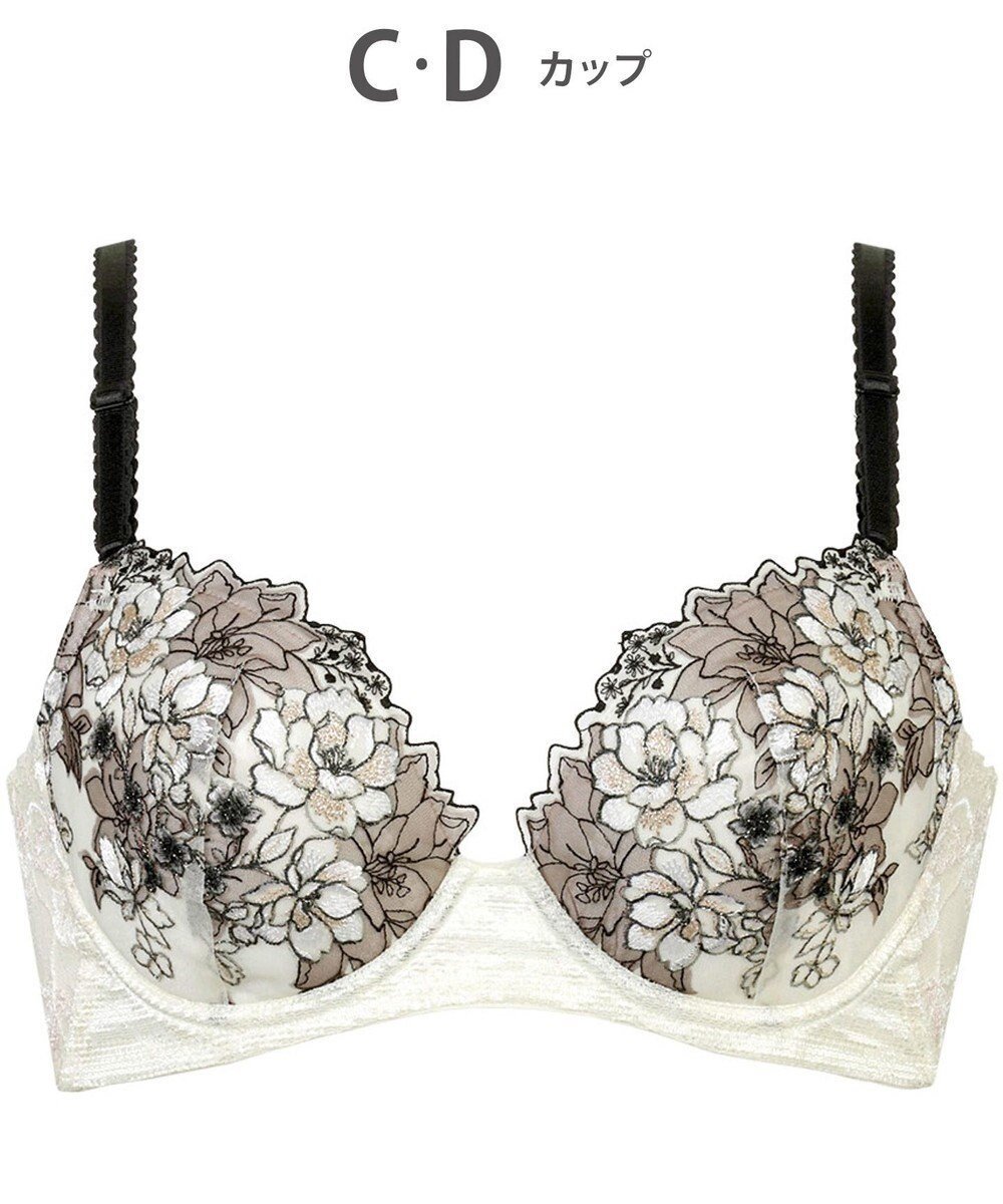 【ウィング/Wing】のブラジャー 背中の段差をスムージング 脇高設計 胸ふっくら 【後ろ姿きれいブラ】 ブラ KB2721 ウイング/ワコール インテリア・キッズ・メンズ・レディースファッション・服の通販 founy(ファニー) ファッション Fashion レディースファッション Fashion for Women アンダー Underwear Essentials なめらか Smooth, Silky Texture フラット Flat, Flat Shoes ブラジャー Bra, Lingerie ブロック Block, Solid Block Pattern レース Lace, Lace Fabric ワイヤー Wire, Wired Bra クリーム|ID: prp329100004861464 ipo3291000000036031734