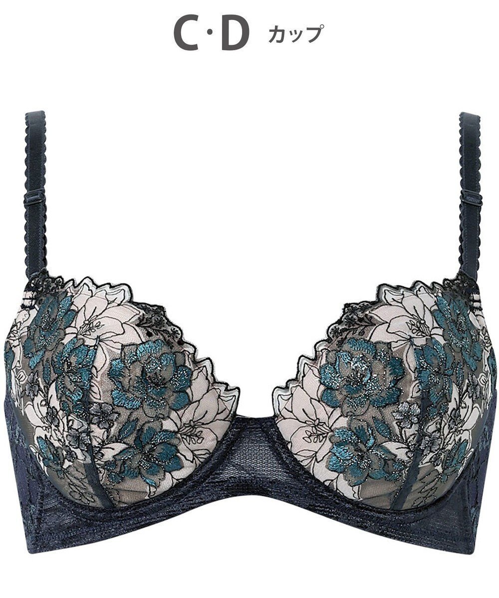 【ウィング/Wing】のブラジャー 背中の段差をスムージング 脇高設計 胸ふっくら 【後ろ姿きれいブラ】 ブラ KB2721 ウイング/ワコール インテリア・キッズ・メンズ・レディースファッション・服の通販 founy(ファニー) ファッション Fashion レディースファッション Fashion for Women アンダー Underwear Essentials なめらか Smooth, Silky Texture フラット Flat, Flat Shoes ブラジャー Bra, Lingerie ブロック Block, Solid Block Pattern レース Lace, Lace Fabric ワイヤー Wire, Wired Bra グレイッシュブルー|ID: prp329100004861464 ipo3291000000036031745