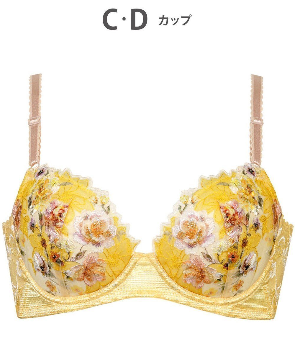 【ウィング/Wing】のブラジャー 背中の段差をスムージング 脇高設計 胸ふっくら 【後ろ姿きれいブラ】 ブラ KB2721 ウイング/ワコール インテリア・キッズ・メンズ・レディースファッション・服の通販 founy(ファニー) ファッション Fashion レディースファッション Fashion for Women アンダー Underwear Essentials なめらか Smooth, Silky Texture フラット Flat, Flat Shoes ブラジャー Bra, Lingerie ブロック Block, Solid Block Pattern レース Lace, Lace Fabric ワイヤー Wire, Wired Bra イエロー|ID: prp329100004861464 ipo3291000000036031759