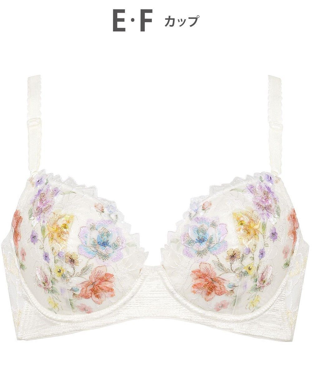 【ウィング/Wing】のブラジャー 背中の段差をスムージング 脇高設計 胸ふっくら 【後ろ姿きれいブラ】 ブラ KB2721 ウイング/ワコール インテリア・キッズ・メンズ・レディースファッション・服の通販 founy(ファニー) ファッション Fashion レディースファッション Fashion for Women アンダー Underwear Essentials なめらか Smooth, Silky Texture フラット Flat, Flat Shoes ブラジャー Bra, Lingerie ブロック Block, Solid Block Pattern レース Lace, Lace Fabric ワイヤー Wire, Wired Bra アイボリー|ID: prp329100004861466 ipo3291000000036031840