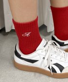 【ウィゴー/WEGO】のアルファベット刺繍ソックス 人気、トレンドファッション・服の通販 founy(ファニー) ファッション Fashion レディースファッション Fashion for Women ソックス&靴下 Socks & Hosiery レッグウェア・ストッキング Legwear & Hosiery ガーリー Girly, Feminine Style シンプル Simple, Minimal スニーカー Sneakers, Trainers スマホ Smartphone, Mobile Device ソックス Socks, Hosiery ワンポイント One Point, Statement Accent thumbnail レッド|ID: prp329100004861485 ipo3291000000036032485