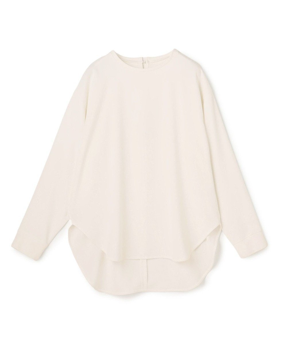 【アンフィーロ 自由区/UNFILO】のジョーゼット ラウンドテール プルオーバー インテリア・キッズ・メンズ・レディースファッション・服の通販 founy(ファニー) ファッション Fashion レディースファッション Fashion for Women トップス・カットソー Cut & Sew Tops シャツ・ブラウス・オフィスカジュアル Elegant Blouses & Button-Ups カジュアルプルオーバー・ニットトップス Pullovers & Knit Tops / Casual Pullovers ジョーゼット Georgette, Semi-Sheer Fabric ストレッチ Stretch, Stretchy Fabric フォルム Silhouette, Form ラウンド Round, Round Neck エレガント 上品 Elegant 夏 Summer 春 Spring S/S・春夏 SS, Spring/Summer, Warm Season グレージュ|ID: prp329100004861488 ipo3291000000036032592