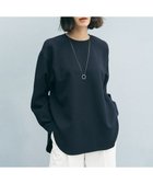 【アンフィーロ 自由区/UNFILO】のジョーゼット ラウンドテール プルオーバー ネイビー|ID: prp329100004861488 ipo3291000000036378941