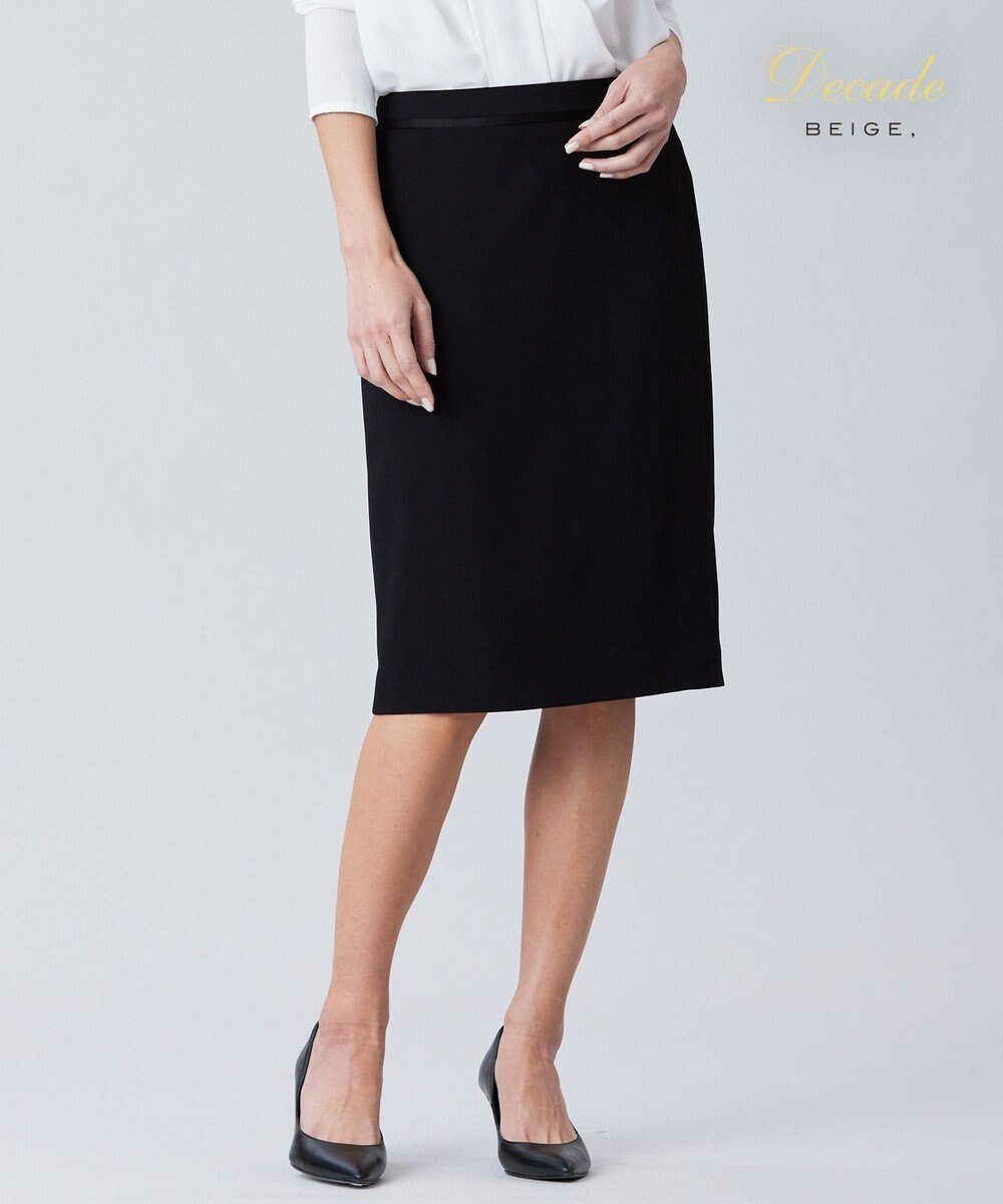 【ベイジ,/BEIGE,】のCINDY / タイトスカート インテリア・キッズ・メンズ・レディースファッション・服の通販 founy(ファニー) 　ファッション　Fashion　レディースファッション　Fashion for Women　スカート　Skirts　ウォッシャブル　Machine Washable　オケージョン　Occasion Wear　サテン　Satin, Glossy Fabric　ジャケット　Jacket, Outerwear　ストレッチ　Stretch, Stretchy Fabric　セットアップ　Set-Up, Coordinated Outfit　タイトスカート　Pencil Skirt, Tight Skirt　トリミング　Trimming, Decorative Edge　A/W・秋冬　Autumn/Winter　S/S・春夏　SS, Spring/Summer, Warm Season　おすすめ　Recommended / Our Picks　夏　Summer　ビジネス 仕事 通勤　Business / Work / Commuting　Black×Black|ID: prp329100004861496 ipo3291000000036032771