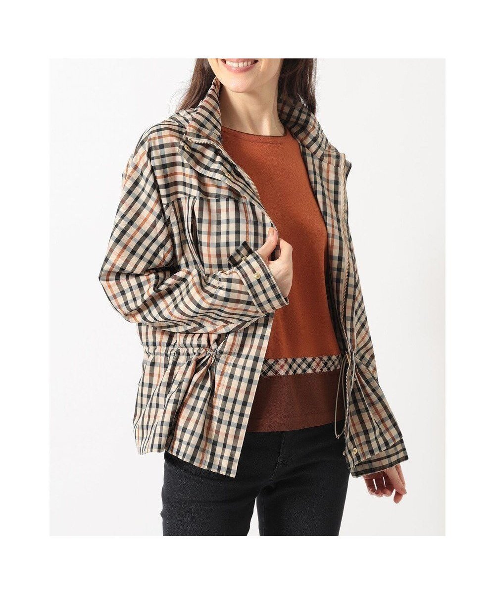 【ダックス/DAKS】のハウスチェック ドローストリングブルゾン インテリア・キッズ・メンズ・レディースファッション・服の通販 founy(ファニー) ファッション Fashion レディースファッション Fashion for Women アウター Coat / Outerwear Collection レディースジャケット・軽アウター Jackets ブルゾンジャケット・スポーティアウター Blouson Jackets ジャケット Jacket, Outerwear チェック Check, Plaid, Tartan ドローストリング Drawstring, Pull Cord バイアス Bias, Diagonal Cut ブルゾン Blouson, Bomber Jacket ポケット Pocket, Pocket Detail モダン Modern, Contemporary ヨーク Yoke, Yoke Design 夏 Summer S/S・春夏 SS, Spring/Summer, Warm Season A/W・秋冬 Autumn/Winter ミニハウスチェック|ID: prp329100004861507 ipo3291000000036033057