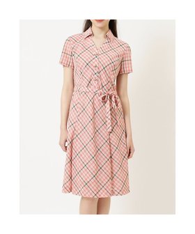 【ダックス/DAKS】のウールボイル フィット&フレア チェック ワンピース 人気、トレンドファッション・服の通販 founy(ファニー) ファッション Fashion レディースファッション Fashion for Women ワンピース Dresses エレガント 上品 Elegant チェック Check, Plaid, Tartan フィット Fit, Slim Fit フレア Flare, Flared リボン Ribbon, Bow 夏 Summer S/S・春夏 SS, Spring/Summer, Warm Season A/W・秋冬 Autumn/Winter 軽量 Lightweight, Ultra Light |ID:prp329100004861509