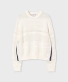 【ポール スミス/Paul Smith】のミックスパターン クルーネックニット 人気、トレンドファッション・服の通販 founy(ファニー) ファッション Fashion レディースファッション Fashion for Women トップス・カットソー Cut & Sew Tops ニット Knit Tops & Sweaters インナー Innerwear シンプル Simple, Minimal セーター Sweater, Knitwear デニム Denim, Jeans Material パターン Pattern, Design Print ミックス Mix, Mixed Style メッシュ Mesh, Net Fabric 夏 Summer S/S・春夏 SS, Spring/Summer, Warm Season A/W・秋冬 Autumn/Winter 鹿の子 Piqué, Kanoko Fabric thumbnail ホワイト|ID: prp329100004861515 ipo3291000000036033196