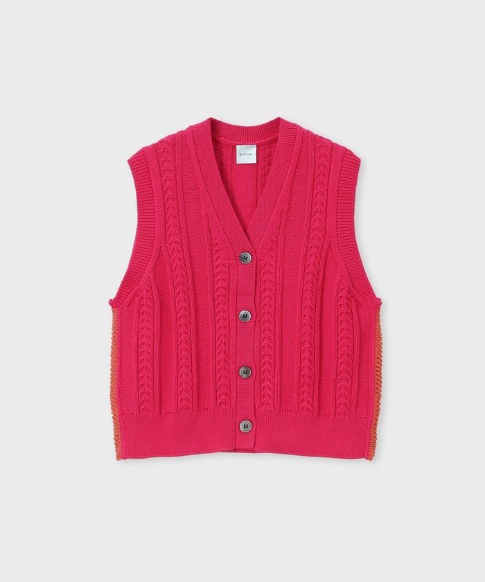 【ポール スミス/Paul Smith】のミックスパターン ニットベスト インテリア・キッズ・メンズ・レディースファッション・服の通販 founy(ファニー) https://founy.com/ ファッション Fashion レディースファッション Fashion for Women アウター Coat / Outerwear Collection トップス・カットソー Cut & Sew Tops ニット Knit Tops & Sweaters ベスト&ジレ / 重ね着スタイル Vests & Gilets パターン Pattern, Design Print ベスト Vest, Waistcoat ミックス Mix, Mixed Style エレガント 上品 Elegant 夏 Summer S/S・春夏 SS, Spring/Summer, Warm Season A/W・秋冬 Autumn/Winter |ID: prp329100004861516 ipo3291000000036033213