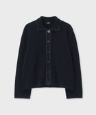 【ポール スミス/Paul Smith】のコントラストステッチ ミラノリブ ニットブルゾン 人気、トレンドファッション・服の通販 founy(ファニー) ファッション Fashion レディースファッション Fashion for Women トップス・カットソー Cut & Sew Tops ニット Knit Tops & Sweaters カーディガン・羽織り Layered Style Cardigans カーディガン Cardigan, Knitwear シンプル Simple, Minimal ブルゾン Blouson, Bomber Jacket ベーシック Basic, Essential ミラノリブ Milano Rib, Milano Stitch エレガント 上品 Elegant 夏 Summer S/S・春夏 SS, Spring/Summer, Warm Season A/W・秋冬 Autumn/Winter thumbnail ネイビー|ID: prp329100004861517 ipo3291000000036033241