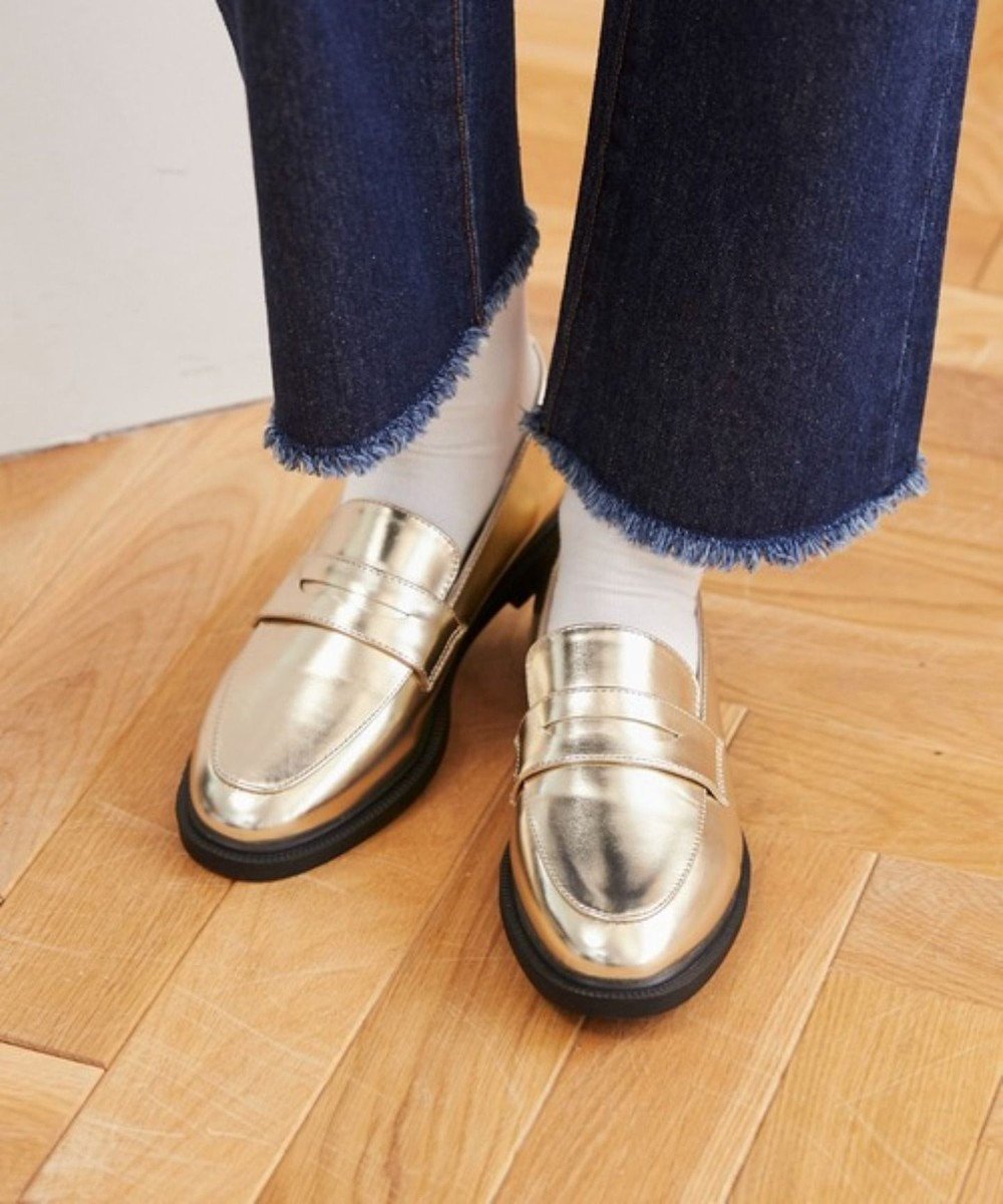 【ウィゴー/WEGO】の【ANGIE VINTAGE】ビットローファー/コインローファー インテリア・キッズ・メンズ・レディースファッション・服の通販 founy(ファニー) 　ファッション　Fashion　レディースファッション　Fashion for Women　クッション　Cushion, Throw Pillow　クラシカル　Classical, Vintage-Inspired　シルバー　Silver, Metallic Silver　シンプル　Simple, Minimal　スラックス　Slacks, Dress Pants　デニム　Denim, Jeans Material　トレンド　Trend, Trending Now　フェイクレザー　Faux Leather, PU Leather　フレア　Flare, Flared　ベーシック　Basic, Essential　マニッシュ　Mannish, Boyish　ミックス　Mix, Mixed Style　ワイド　Wide, Wide Fit　ゴールド|ID: prp329100004861521 ipo3291000000036033306